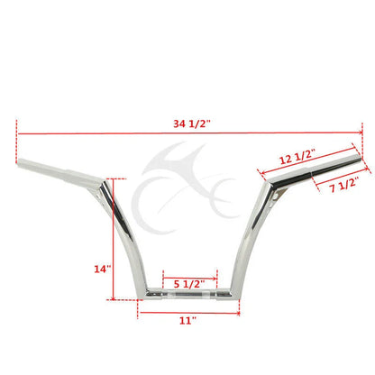 1 1/4" Handlebar for Harley Softail Fatboy Sportster XL