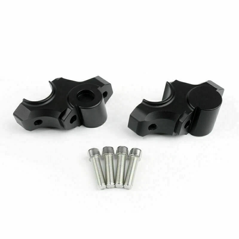 Black Handlebar Brackets for Yamaha MT-09 FZ-09 XSR900 (2012–2020)