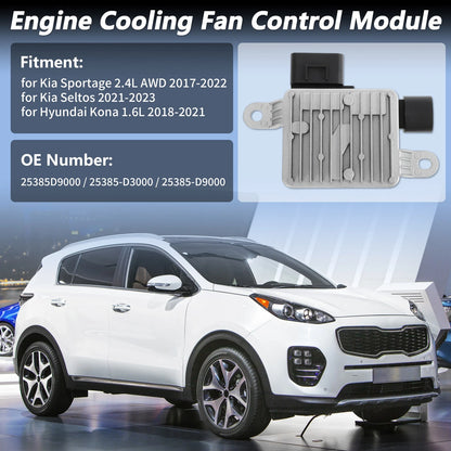 Engine Cooling Fan Control Module No.25385-D9000 for Kia Sportage (2017–2022)