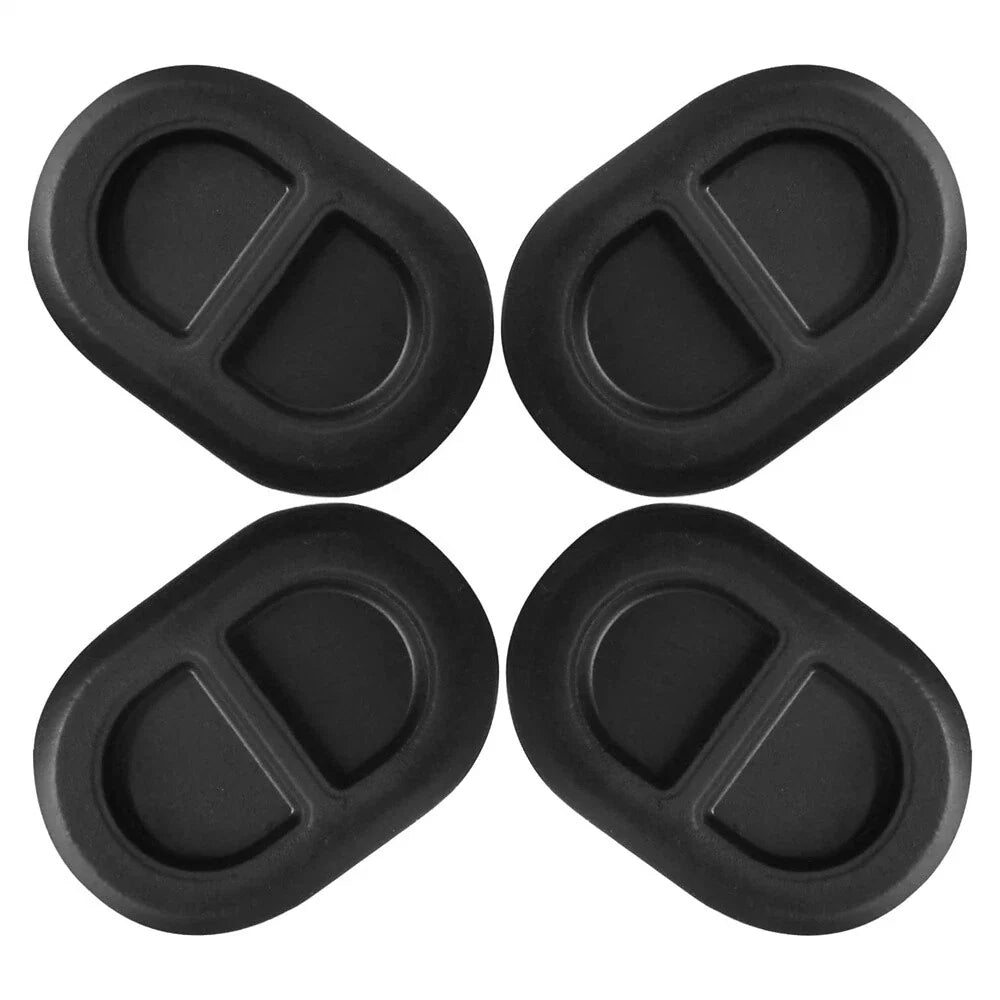 4 x Rubber Floor Pan Drain Plugs for Jeep Wrangler Gladiator (2018-2023)