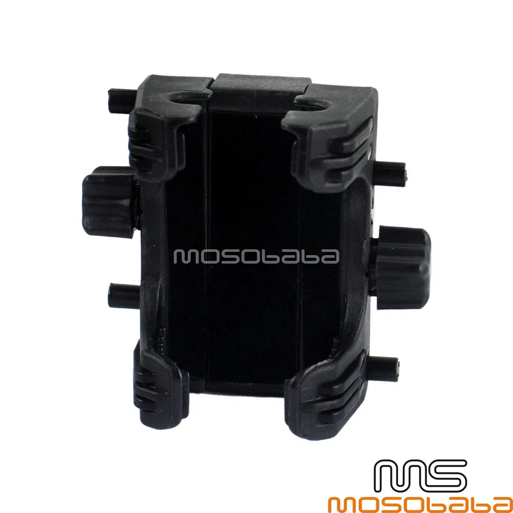 Black Handlebar Cradle Phone GPS Mount for Harley Dyna XL (2006-2023)