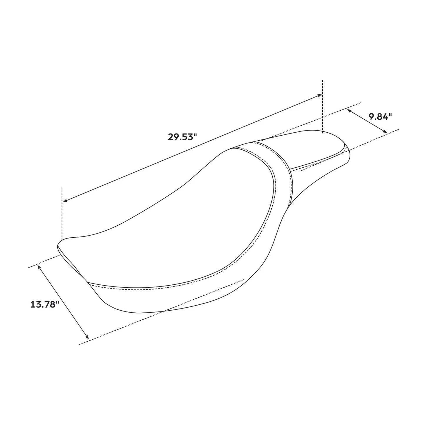Driver & Passenger Seat for Harley FXDL Wide Glide Fat Bob (2006-2017)