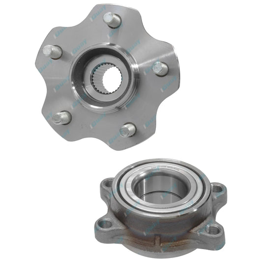 1 x Wheel Bearing Hub & Bearing Kit for Nissan Stagea M35 2001~2007 Wagon