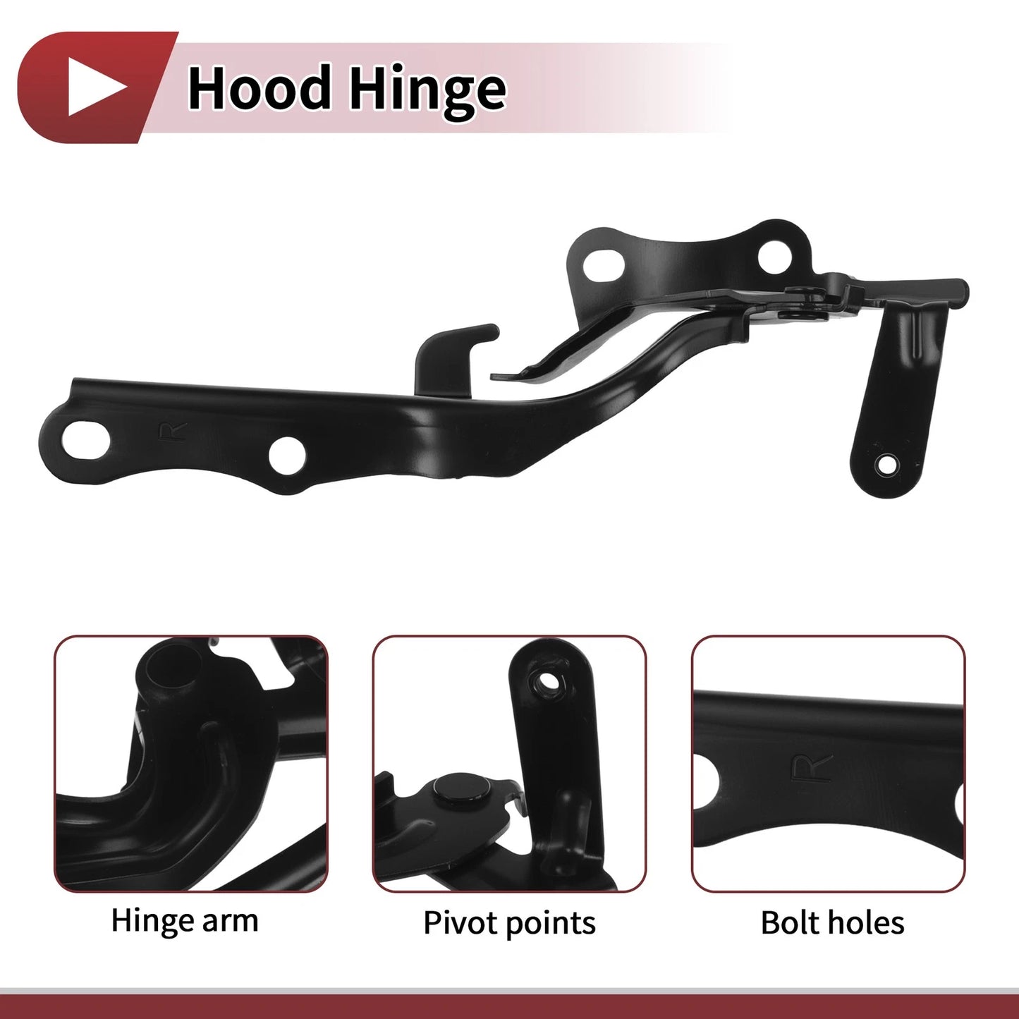 Hood Hinge for Toyota Sienna (2021–2024) Right Side, 1 pcs
