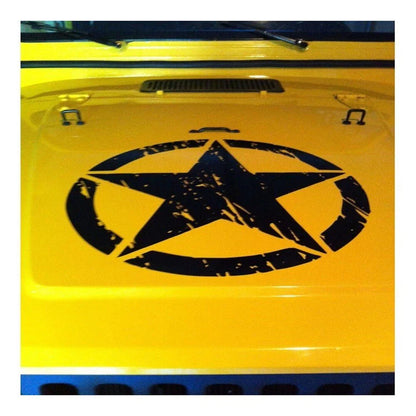 Black Graphic Decal Sticker 50cm x 50cm for Jeep Wrangler