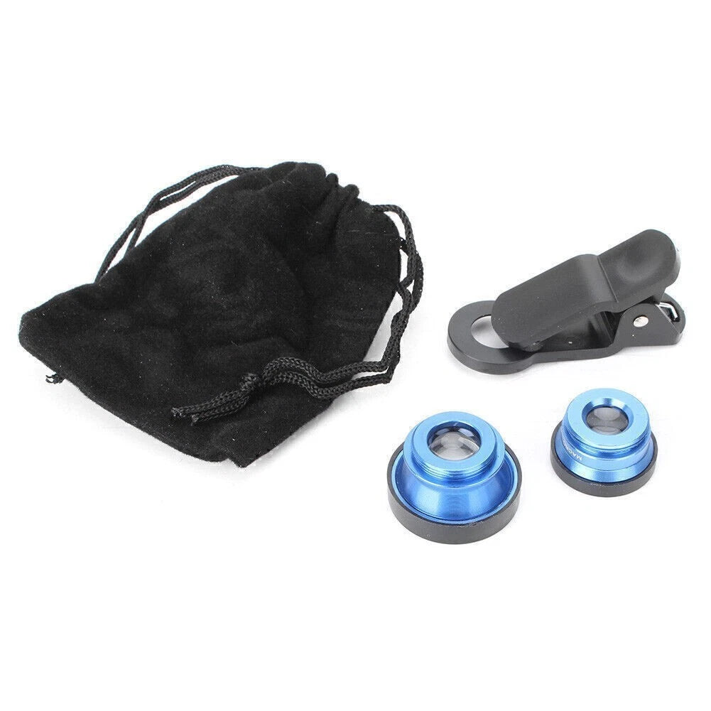 3 In 1 Clip-on Lens for Universal Mobile Phone (Fish Eye, Wide Angle, Macro)