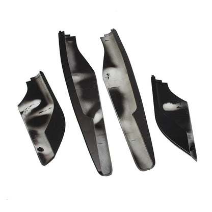 4 x Black ABS Roof Rack End Cover Caps for Mitsubishi Pajero (2009-2018)