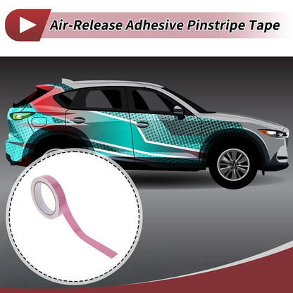 Pinstripe Tape 30mmx10m for Car Motorcycle Boat Glossy Pink