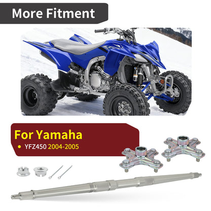 Rear Axle Shaft with Wheel Hub for Yamaha YFZ450 (2004–2023)
