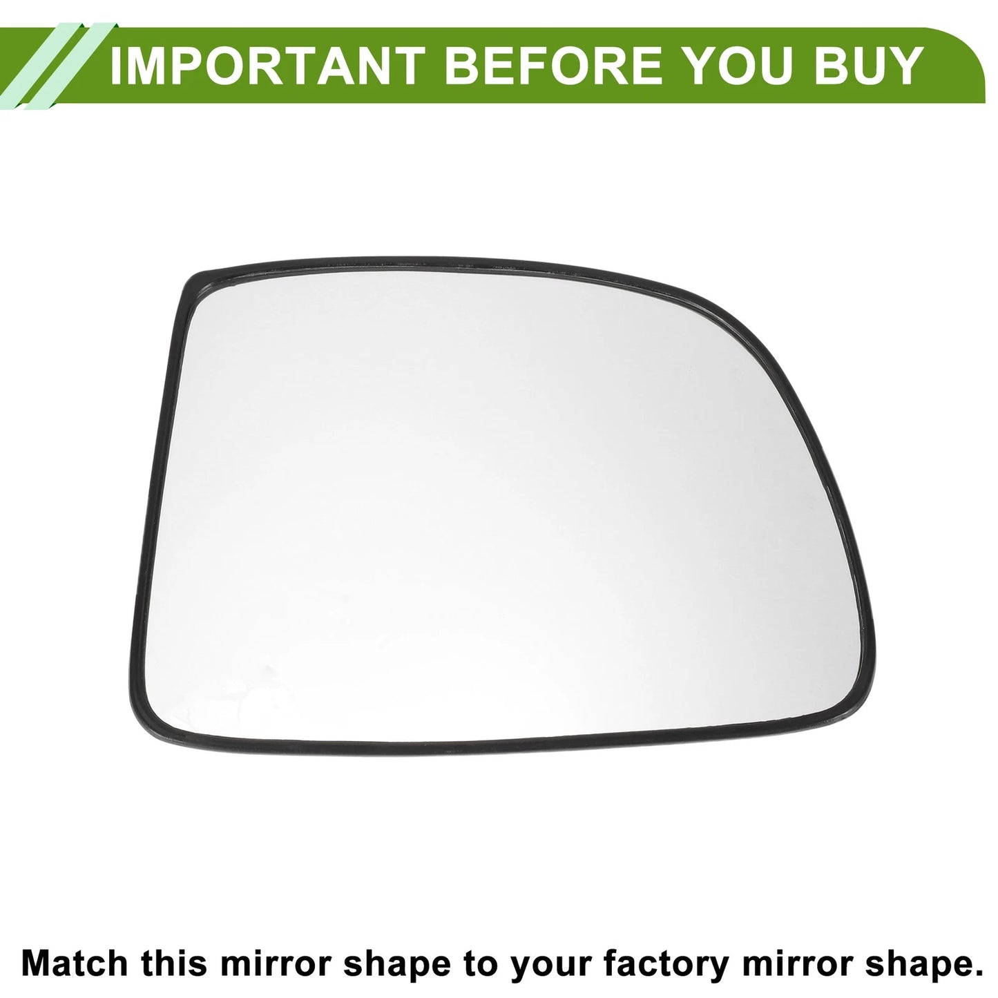 Right Mirror Glass Replacement for KIA Carens (2006–2012) No. 876211D900