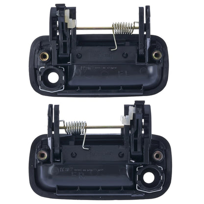 Set of 4 Outer Door Handles for Toyota Hilux (1997–2005) - Black