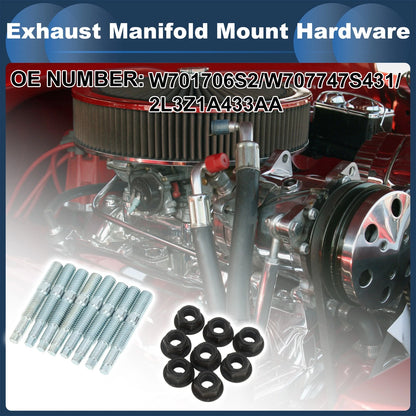 Exhaust Manifold Mount Hardware Bolt Kit No.W701706S2 for Ford Expedition (1997–2002)