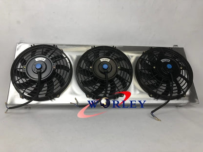 Alloy Radiator Shroud with Fans for Jeep Cherokee XJ (1991–2001)