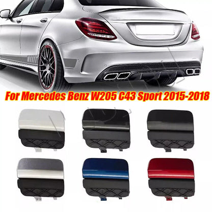 Rear Bumper Tow Eye Hook Cover Cap for Mercedes W205 C43 (2015–2018)