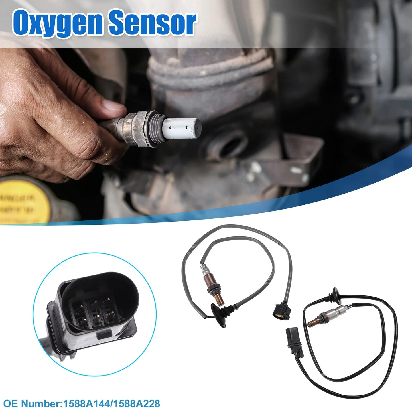 Oxygen Sensor Set for Mitsubishi Lancer (2011–2017) 1588A144/1588A228