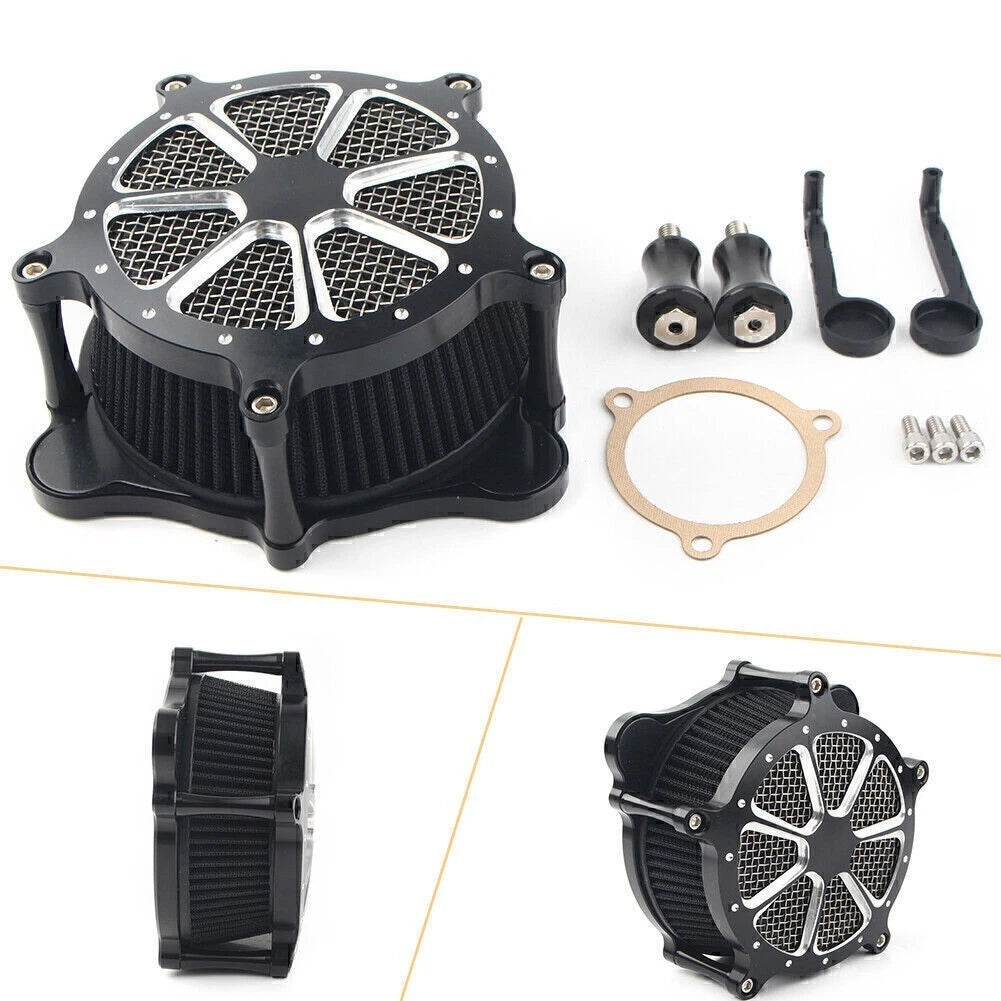 Red Air Cleaner Intake Filter for Harley Touring Street Glide Road King (2008–2016)