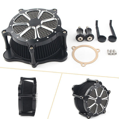 Red Air Cleaner Intake Filter for Harley Touring Street Glide Road King (2008–2016)