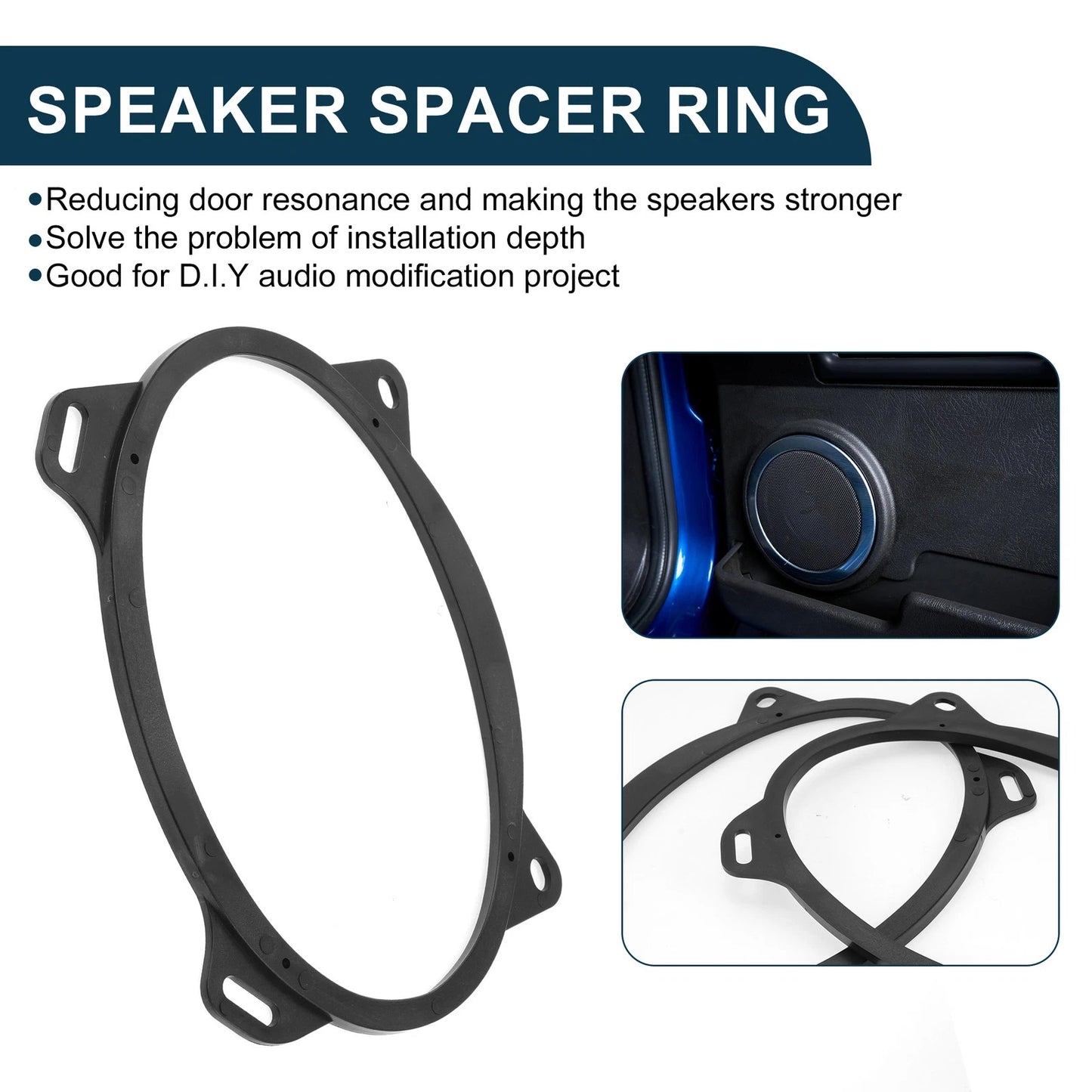 2X Speaker Spacer Ring for Toyota Corolla (2003–2013)