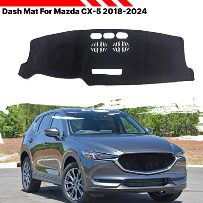 Non-Slip Dashboard Cover Dash Cover Mat Interior Pad for Mazda CX-5 (2018–2024)