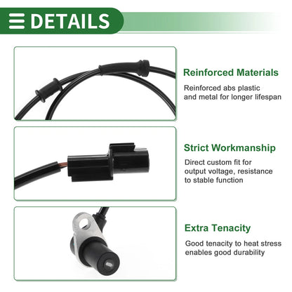 ABS Wheel Speed Sensor No.MR129956 for Mitsubishi Lancer (2000–2007)