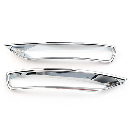 2X ABS Chrome Rear Fog Light Cover Trim for Subaru Forester (2013–2018)