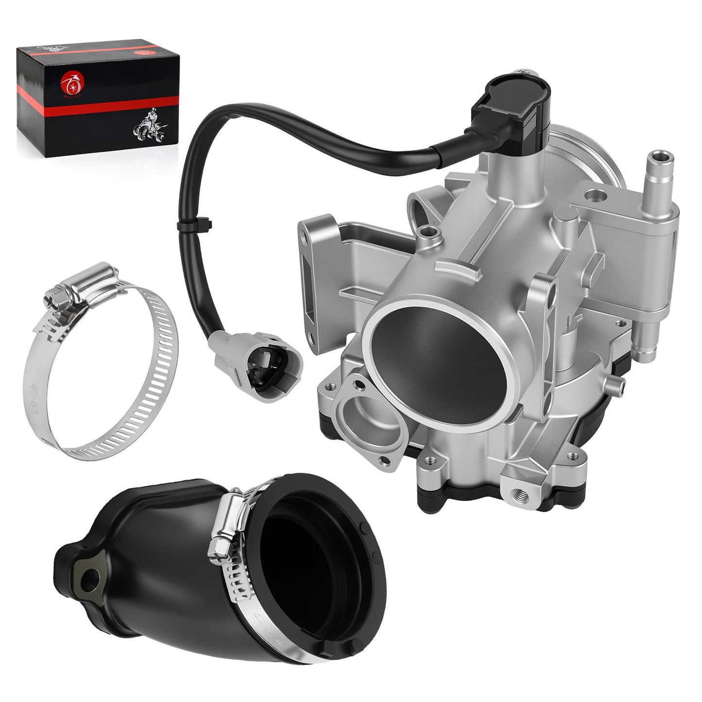 Throttle Body & Adapter Boot for Polaris Ranger 700 6x6 Crew (2006–2009)