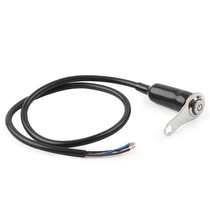 Blue ON/OFF Handlebar Switch for Motorcycle Headlight Fog Light