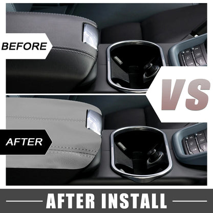 Car Center Console Armrest Cover for Honda Accord (2008-2012) Gray