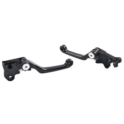 Pivot Brake Clutch Levers for Kawasaki KX65 KX85 KX100 KX125 KX250 (2001–2021) Black