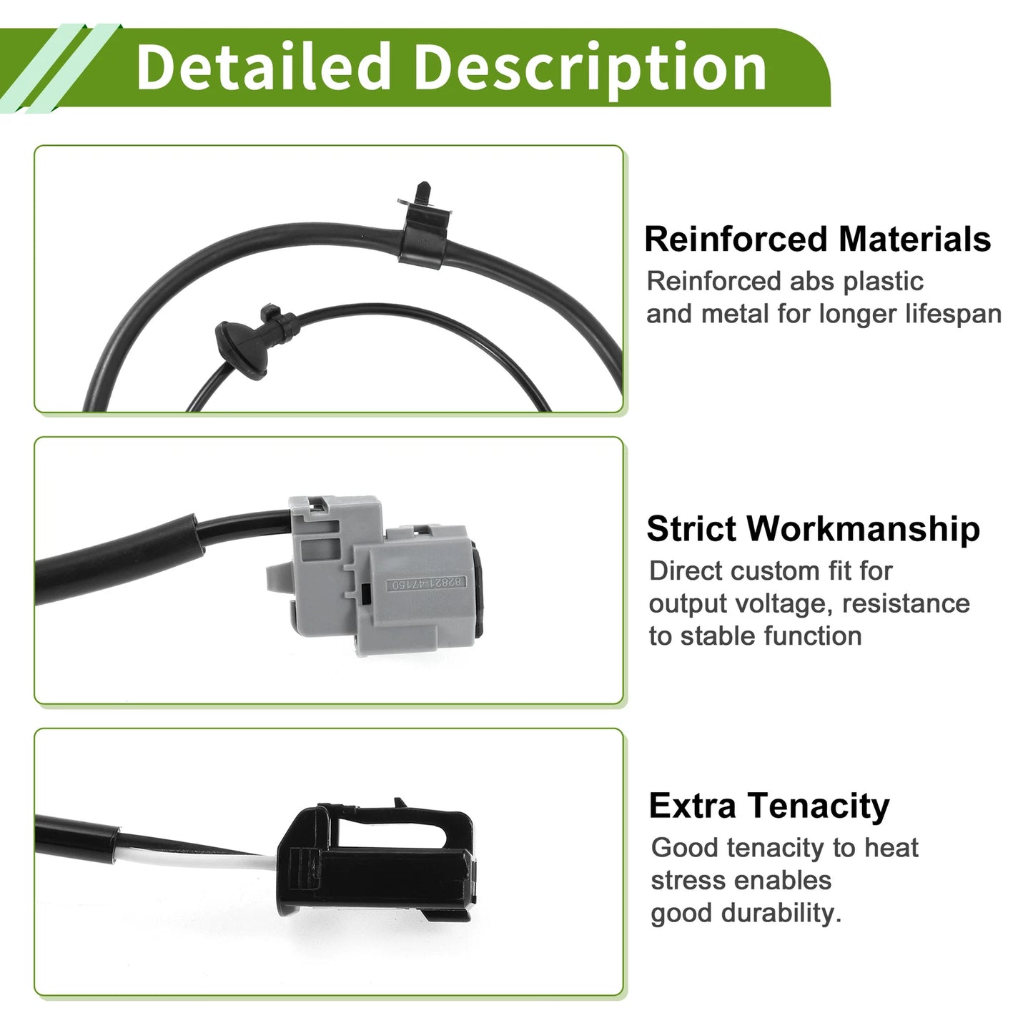 ABS Wheel Speed Sensor No. 895160T020 for Toyota Venza (2009–2015)