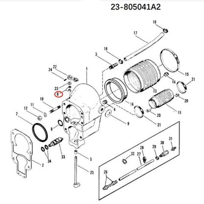 Bushing and Seal Kit for Mercruiser Alpha One Generation I (1973–1990)