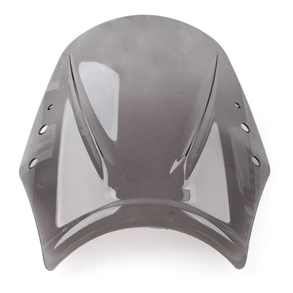 Gray Universal Motorcycle Windshield Deflector