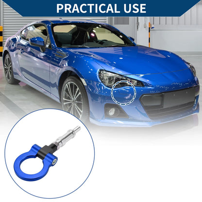 Tow Hook for Honda S2000 (2000–2009) - Metal Ring, Blue