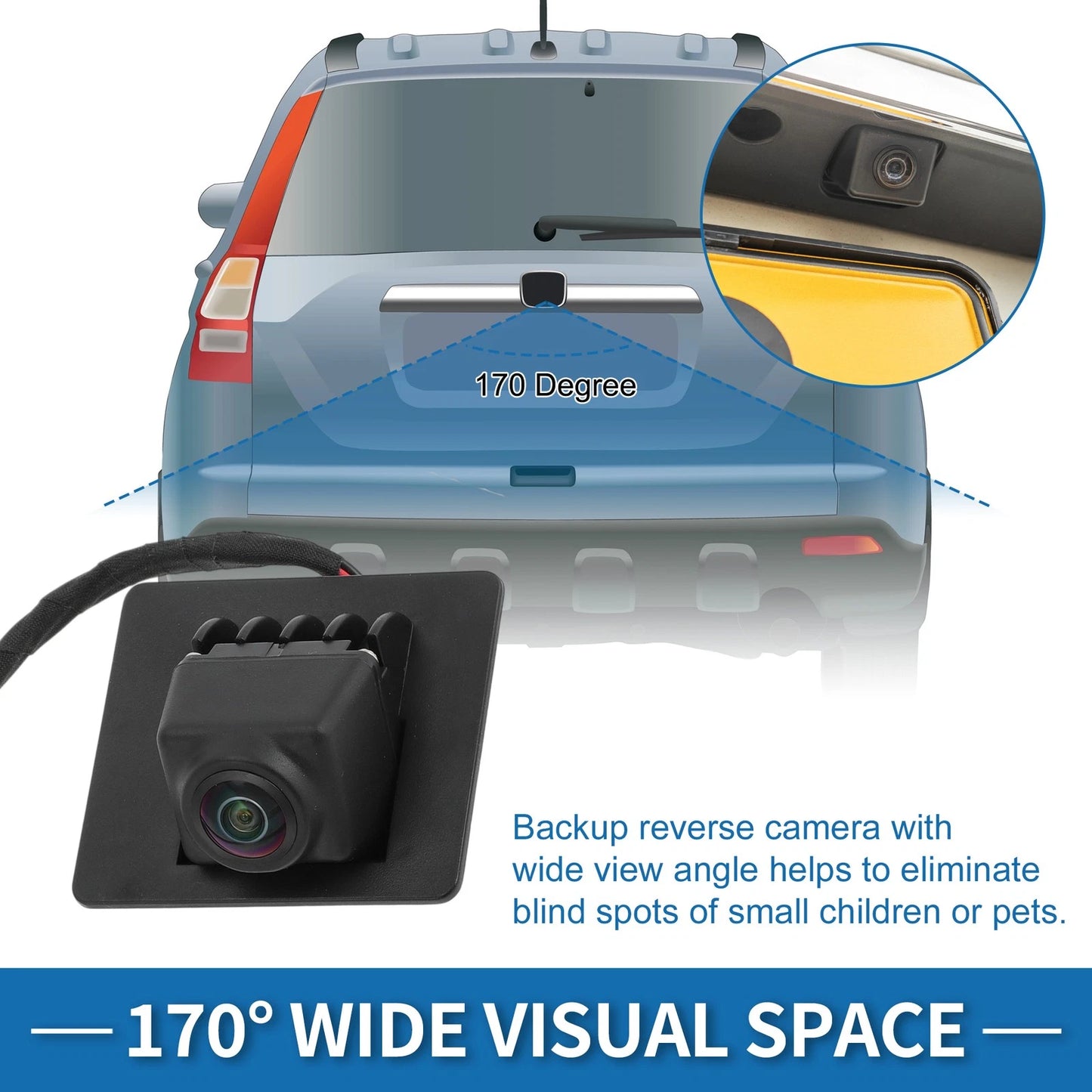 Rear View Park Assist Backup Camera for Chevrolet Malibu (2016–2022) 23334180