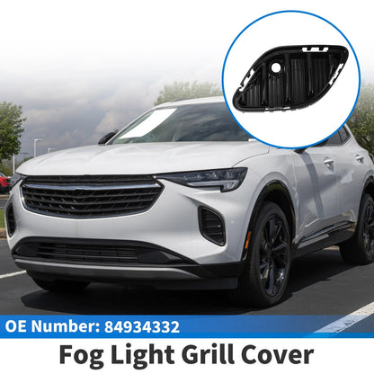 1 Pc Fog Light Grill for Buick Envision (2021–2023) No. 84934332 Black