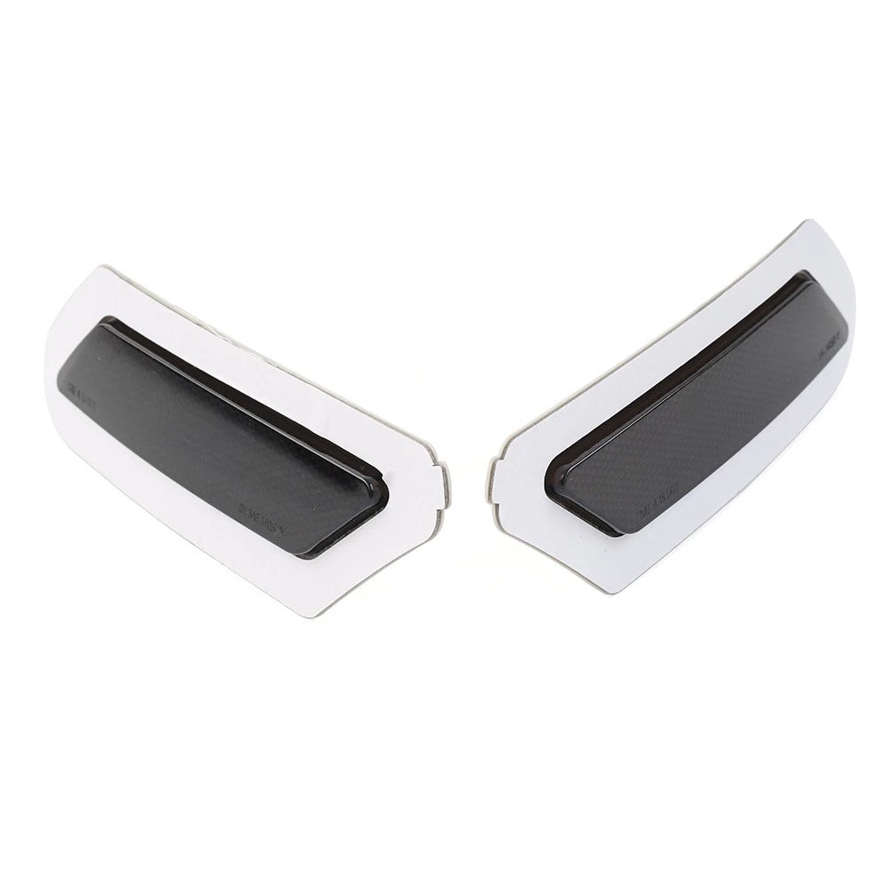 1 Pair White Front Bumper Reflector Side Marker Lights for Audi A4 B9 (2017–2019)