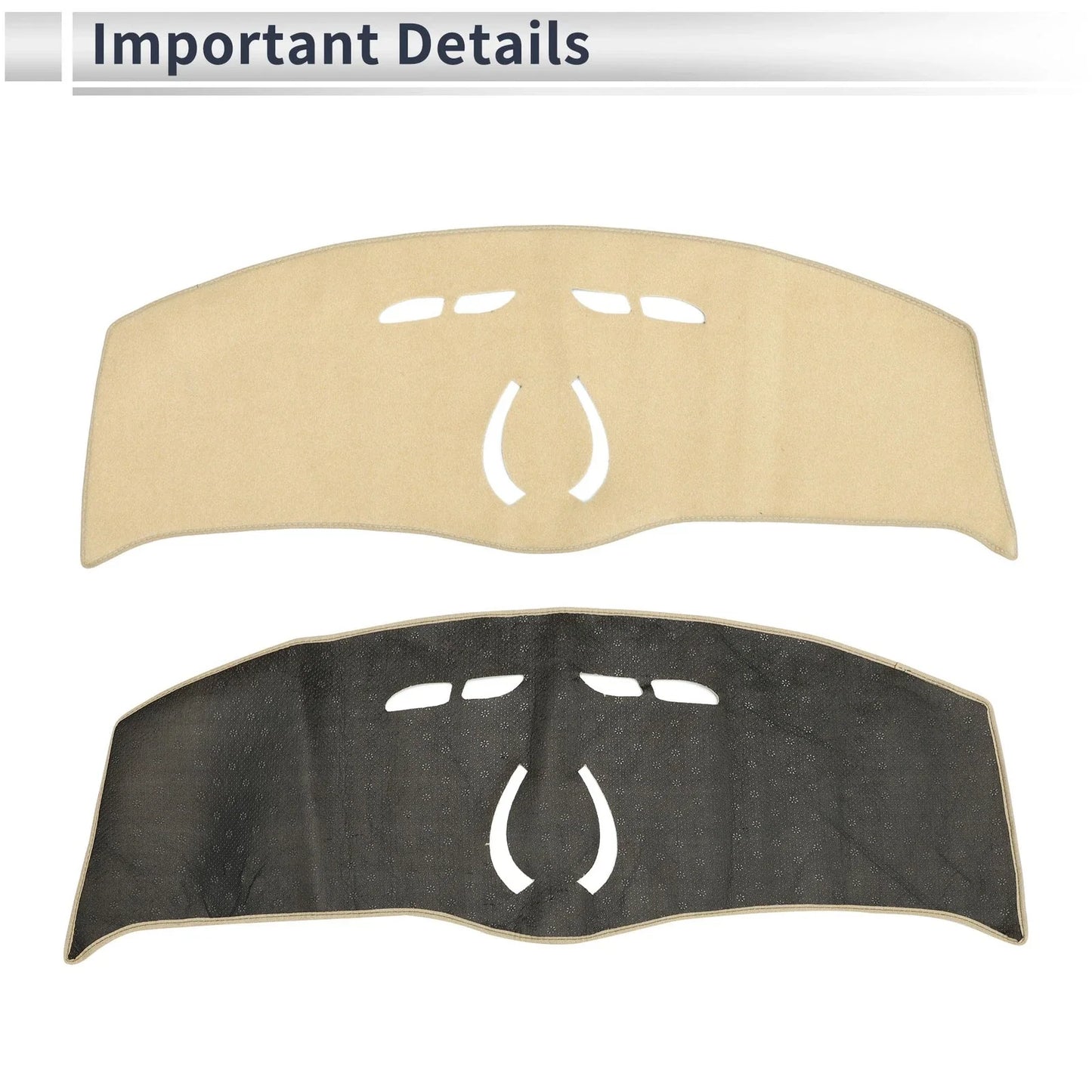 Dashboard Dash Cover Mat for BMW Mini Cooper F55/F56 Beige (2014-2024)