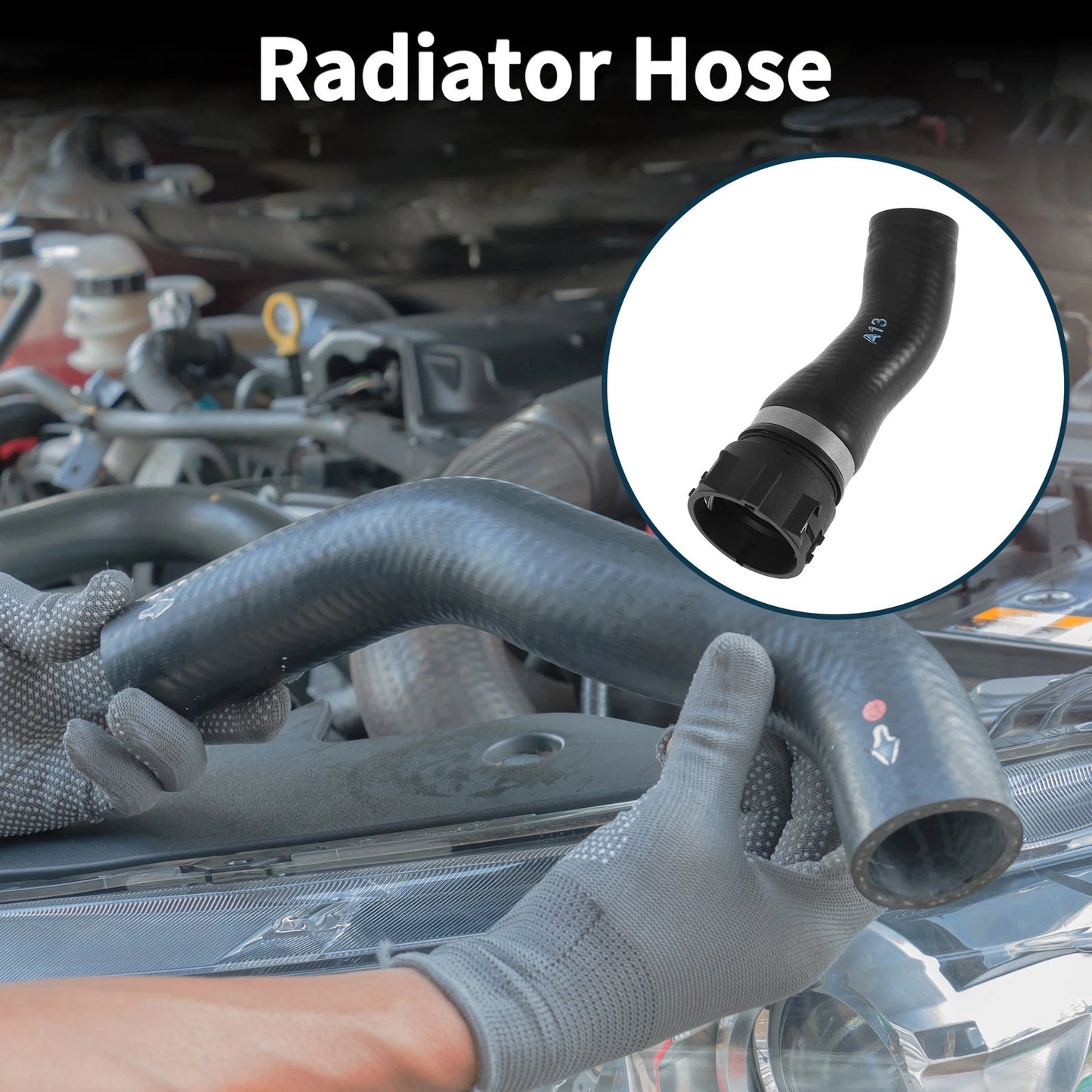 Upper Radiator Hose for Volkswagen Tiguan (2009–2017) No. 5N0121051C