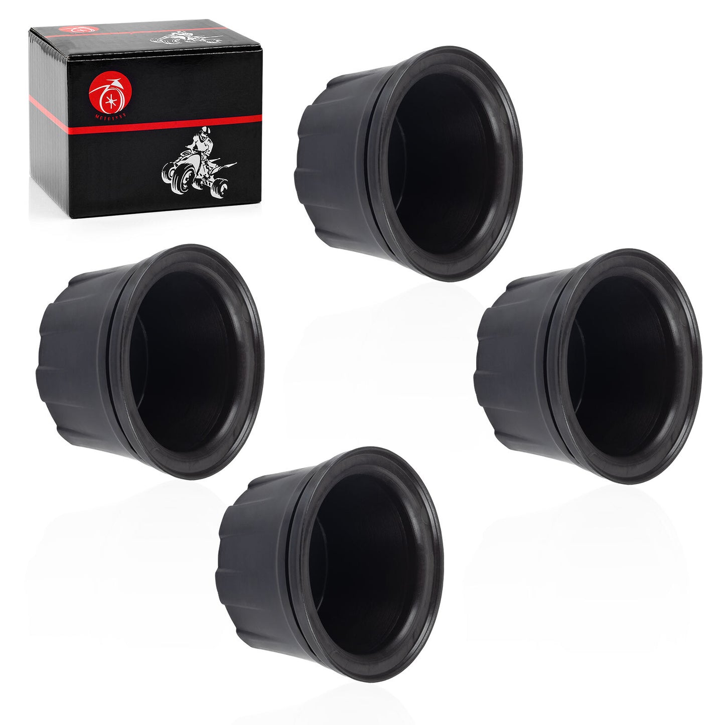 Set of 4 Wheel Center Caps for Honda Recon 250 TRX250TM TRX250TE ES (1997–2023)
