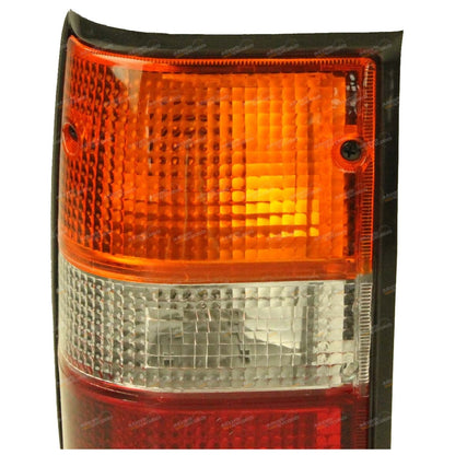 Set of 2 Black-Edge Tail Lights for Mitsubishi Triton (1986–1996)