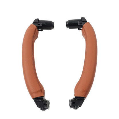 Door Leather Pull Handle Left Right for Land Rover Discovery (2015-2019) Pair
