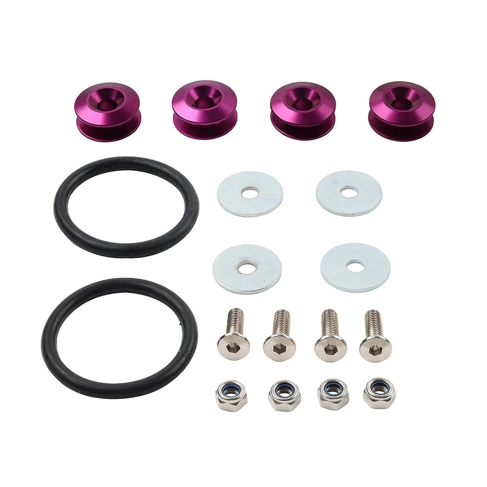 Set of 4 Blue Tire Valve Caps for Car Motor Rim (Universal Fit)
