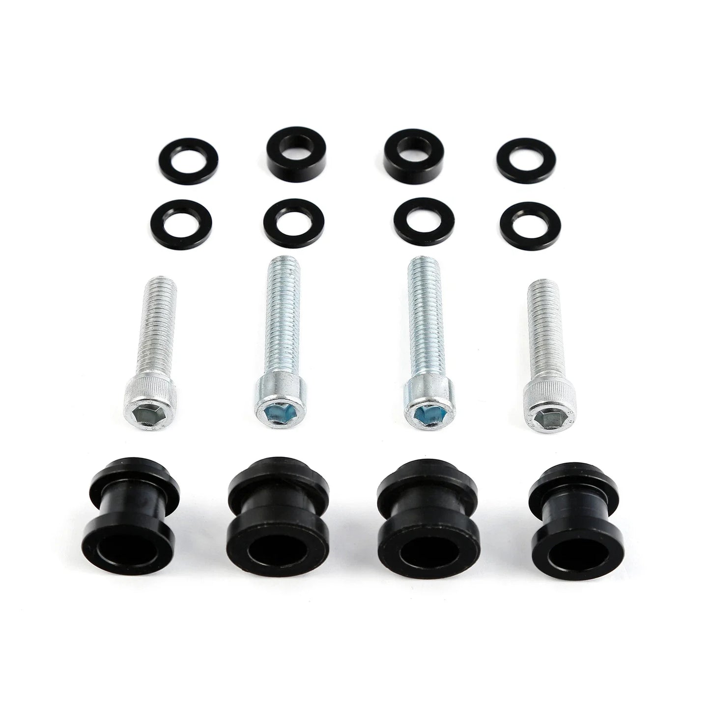Black Docking Hardware Kit for Harley Softail Fat Boy Breakout (2018-2025)