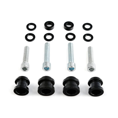 Black Docking Hardware Kit for Harley Softail Fat Boy Breakout (2018-2025)