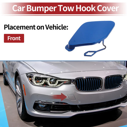 Front Tow Hook Cover for BMW 320i (2016–2018) No. 51117396837 Blue