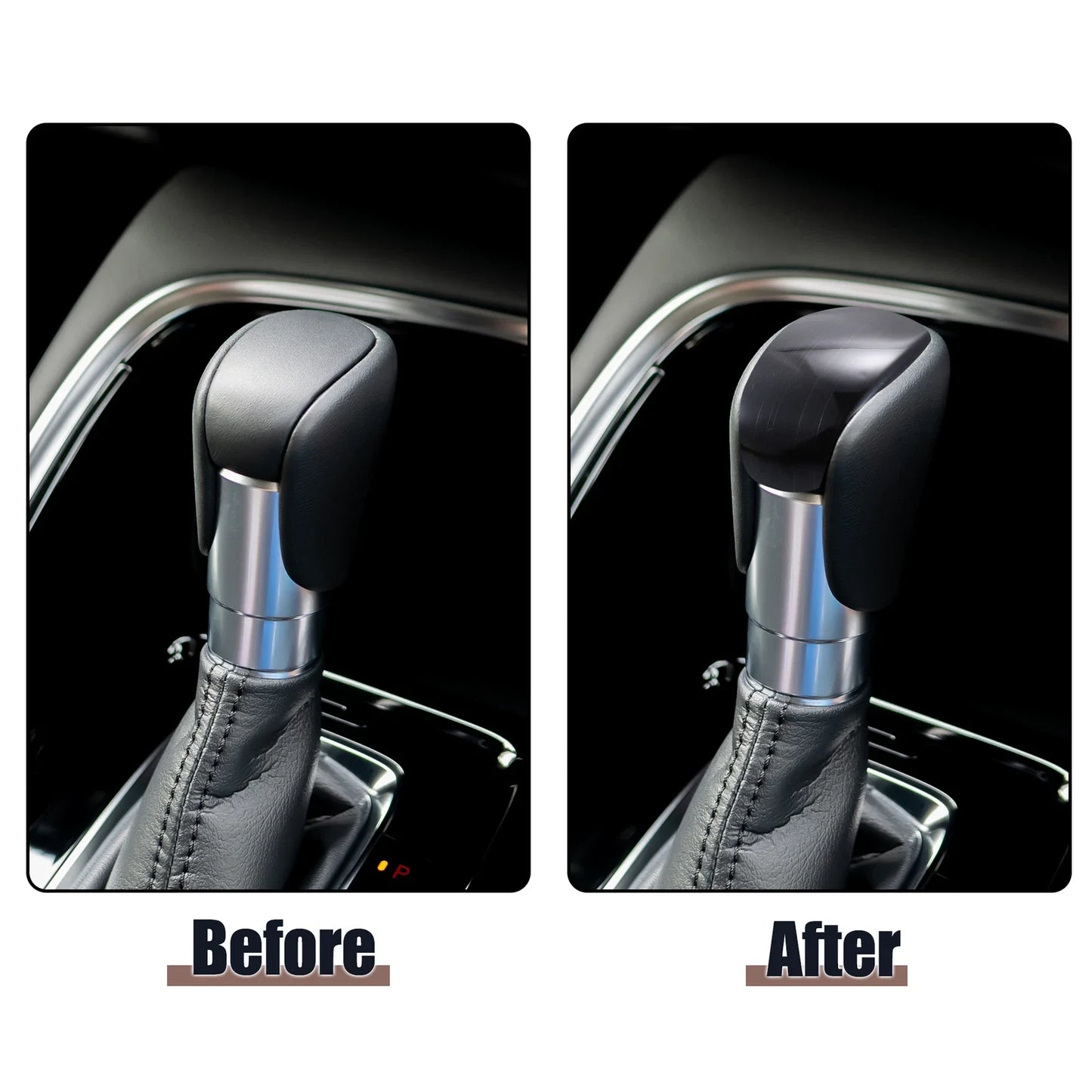 Car Gear Shift Knob Cover Trim for Honda Accord (2018-2022) Black