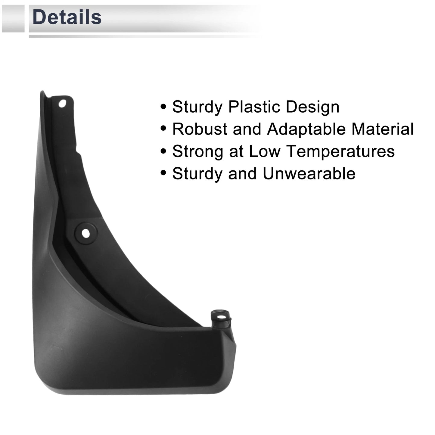 Set of 4 Mud Flaps Splash Guards for Audi Q2 (2018–2021)