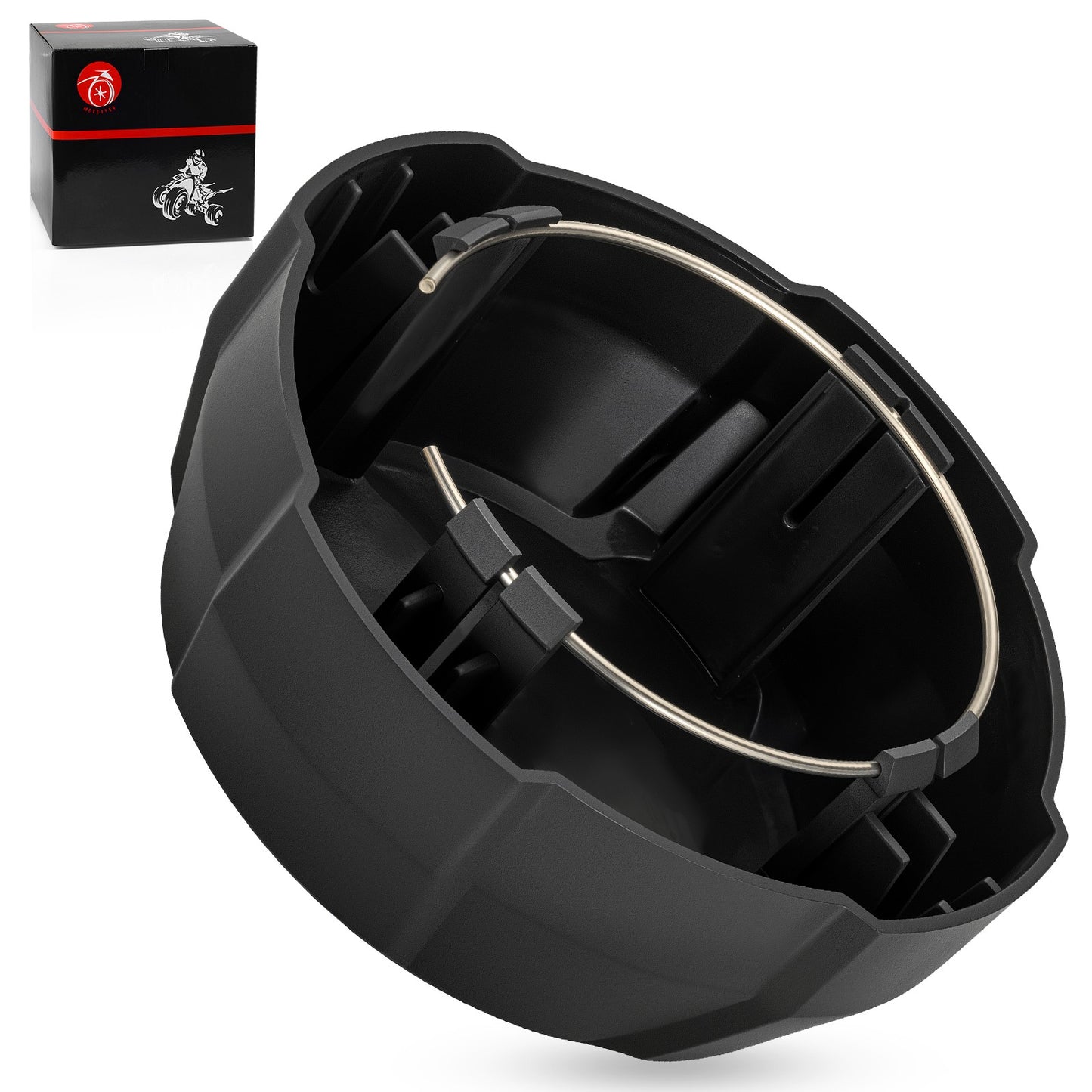 Rear Matte Black Rim Cap for Polaris Ranger Crew SP 570 (2022–2025)