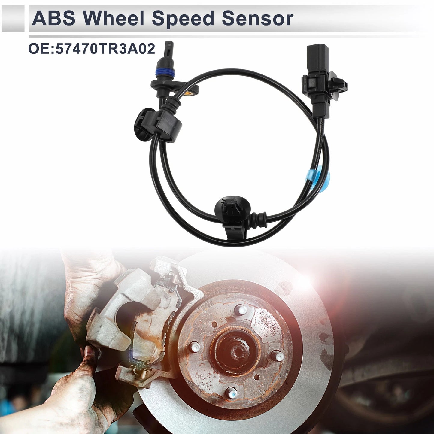 ABS Wheel Speed Sensor No. 57470TR3A02 for Honda Civic