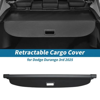 Retractable Cargo Cover for Dodge Durango 2011-2025 Rear Trunk Shelf